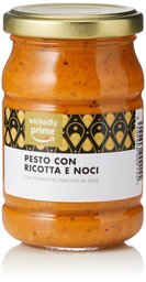 Marchio Amazon - Wickedly Prime Pesto con Ricotta e Noci (6x190g)