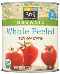 365 EVERYDAY VALUE Organic Whole Peeled Tomatoes, 28 OZ