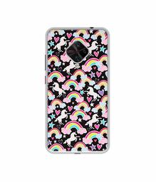 Amazon Brand - Solimo Designer Unicorn Texture UV Printed Soft Back Case Mobile Cover for Vivo S1 Pro