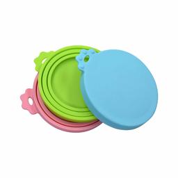 UMI. Essentials Can Covers Universal Silicone Can Lids for Pet Food Cans Fits Most Standard Size Dog and Cat Can Tops BPA Free