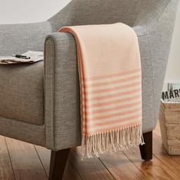 Stone & Beam Throw-Blankets Soft Stripe Navy