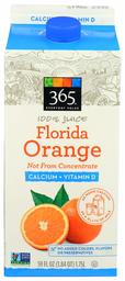 365 Everyday Value, 100% Orange Juice, Calcium & Vitamin D (Not From Concentrate), 59 Fl Oz