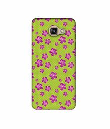 Amazon Brand - Solimo Designer Pink Flower Patterns 3D Printed Hard Back Case Mobile Cover for Samsung Galaxy A5 (2016)