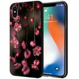 Amazon Brand - Solimo Designer Floral Printed Hard Back Case Mobile Cover for Apple iPhone X/Xs (D1140)