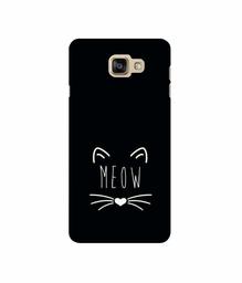 Amazon Brand - Solimo Designer Meow 3D Printed Hard Back Case Mobile Cover for Samsung Galaxy A9 Pro