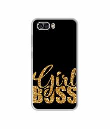 Amazon Brand - Solimo Designer Sparkle Girl Boss UV Printed Soft Back Case Mobile Cover for InFocus Turbo 5 Plus