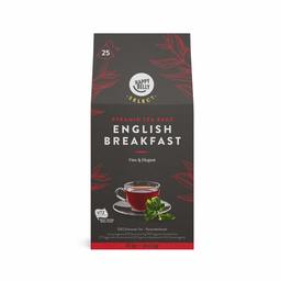 Marca Amazon - Happy Belly Select - Bolsitas de té negro selecto, English Breakfast, UTZ, 6x25 pirámides