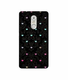 Amazon Brand - Solimo Designer Heart Texture 3D Printed Hard Back Case Mobile Cover for Lenovo K6 Note