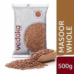 Amazon Brand - Vedaka Premium Black Masoor Whole, 500g