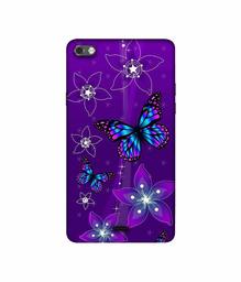 Amazon Brand - Solimo Designer Butterflies 3D Printed Hard Back Case Mobile Cover for Micromax Canvas Sliver 5 Q450