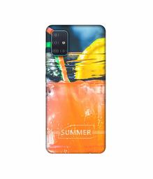 Amazon Brand - Solimo Designer Summer Juice 3D Printed Hard Back Case Mobile Cover for Samsung Galaxy A51