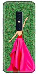 Amazon Brand - Solimo Designer Girl Design 3D Printed Hard Back Case Mobile Cover for Vivo V17 Pro