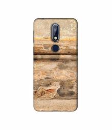 Amazon Brand - Solimo Designer Rushed Marble 3D Printed Hard Back Case Mobile Cover for Nokia 7.1