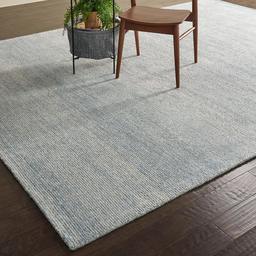 Amazon Brand – Rivet Contemporary Striated Jute Rug, 13' x 9' 3