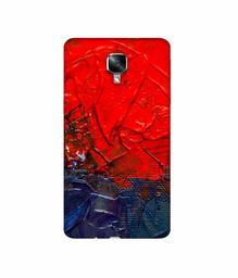 Amazon Brand - Solimo Designer Red Wax Color 3D Printed Hard Back Case Mobile Cover for OnePlus 3 / OnePlus 3T