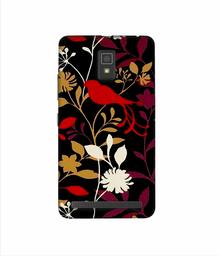 Amazon Brand - Solimo Designer Flower Bunch Pain On Cloth 3D Printed Hard Back Case Mobile Cover for Lenovo A6600