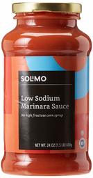 Solimo Low Sodium Marinara Sauce, 24oz