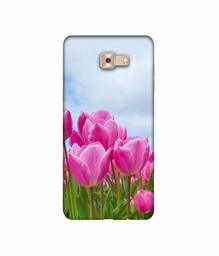 Amazon Brand - Solimo Designer Pink Lily 3D Printed Hard Back Case Mobile Cover for Samsung Galaxy C9 Pro