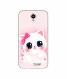 Amazon Brand - Solimo Designer Babby Kitty UV Printed Soft Back Case Mobile Cover for Lephone W10