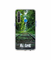 Amazon Brand - Solimo Designer Alone UV Printed Soft Back Case Mobile Cover for Realme 5 / Realme 5s / Realme 5i