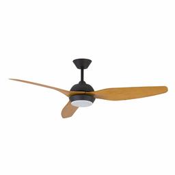 Amazon Brand – Rivet Scandinavian Ceiling Fan with Light, 52