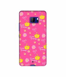 Amazon Brand - Solimo Designer Little Princess Pattern 3D Printed Hard Back Case Mobile Cover for HTC U Ultra