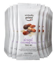 Wickedly Prime Trail Mix, Almond Coconut Noir, Snack Pack,1.5 Ounce (Pack of 15)