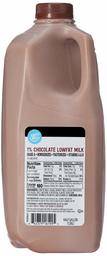 Amazon Brand - Happy Belly 1% Low Fat Chocolate Milk, Half Gallon, 64 Ounces