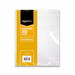 AmazonBasics College gereglementeerd los blad vulpapier 200-Sheet