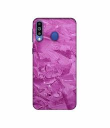 Amazon Brand - Solimo Designer Pink Paint 3D Printed Hard Back Case Mobile Cover for Samsung Galaxy M21