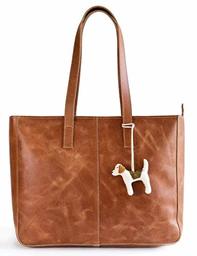 HideNCraft Vintage Genuine Leather Tote Shoulder Bag for Women Large Brown Handbag with Zipper