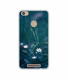 Amazon Brand - Solimo Designer White Flower UV Printed Soft Back Case Mobile Cover for Comio P1 4G