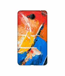 Amazon Brand - Solimo Designer Color Impression On Canvas 3D Printed Hard Back Case Mobile Cover for Microsoft Lumia 650