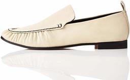 find. Soft Leather Loafers, White, 7 UK