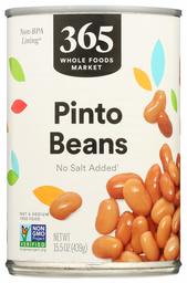 365 Everyday Value, Pinto Beans, No Salt Added, 15.5 oz