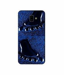 Amazon Brand - Solimo Designer Foot Impression 3D Printed Hard Back Case Mobile Cover for Samsung Galaxy J6 Plus