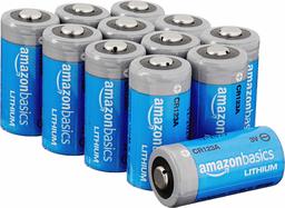 AmazonBasics Lithium CR123a 3 Volt Battery - Pack of 12