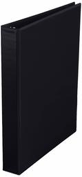 AmazonBasics 1-Inch Round Ring Binder, Black, View, 12-Pack