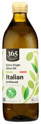 365 EVERYDAY VALUE Unfiltered Extra Virgin Italian Olive Oil, 33.8 FZ