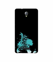 Amazon Brand - Solimo Designer Lady Vector N 3D Printed Hard Back Case Mobile Cover for Micromax Canvas Pace 4G Q416