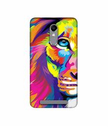 Amazon Brand - Solimo Designer Funny Cat Pattern Print UV Printed Soft Back Case Mobile Cover for Micromax Canvas Evok Power Q4260