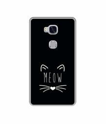 Amazon Brand - Solimo Designer Meow UV Printed Soft Back Case Mobile Cover for Huawei Honor 5X