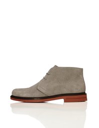 find. Suede Casual Desert, Stivali Desert Boots Uomo, Grigio (Grau), 44 EU