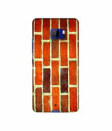 Amazon Brand - Solimo Designer Brick Texture 3D Printed Hard Back Case Mobile Cover for HTC U Ultra