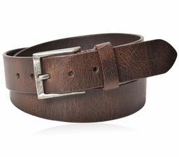 Clifton Heritage Leather Belt for men-Anti-Scratch Buckle Handmade belts strong Jeans 3.4 Cm width Gift box (115CM (waistline:33