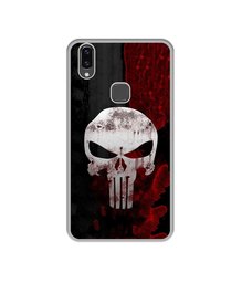 Amazon Brand - Solimo Designer Punisher Skull UV Printed Soft Back Case Mobile Cover for Vivo V9