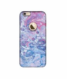 Amazon Brand - Solimo Designer Oil Paint on Marble 3D Printed Hard Back Case Mobile Cover for Apple iPhone 6 / 6S (Logo Cut)