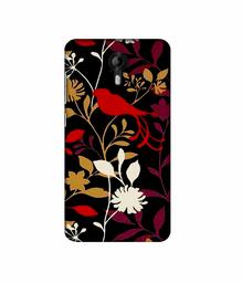 Amazon Brand - Solimo Designer Flower Bunch Pain On Cloth 3D Printed Hard Back Case Mobile Cover for Micromax Canvas Nitro 4G E455