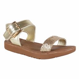 Teen Mix By Catwalk Women's Gold Fashion Sandals-9 UK (41 EU) (11 US) (TM4283XX_A)