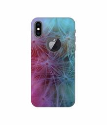 Amazon Brand - Solimo Designer Cotton Seed 3D Printed Hard Back Case Mobile Cover for Apple iPhone Xs Max (Logo Cut)